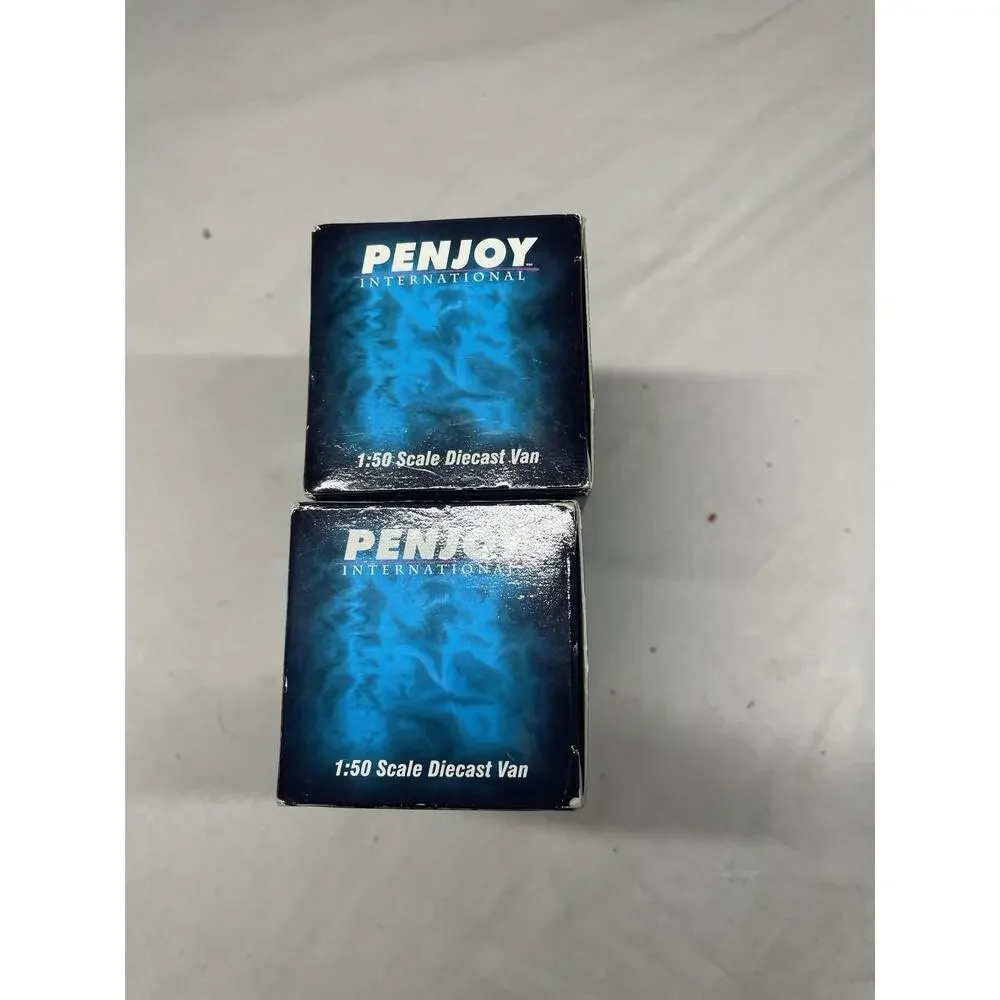 2 NEW in BOX Penjoy 1/50 scale Promo Private Label Ford Van